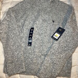 U.S. Polo Assn. Women’s Heather Gray sweater